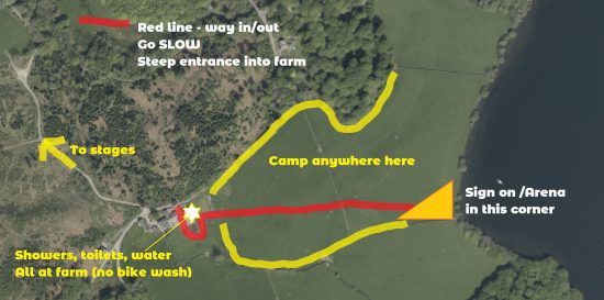 Camping layout